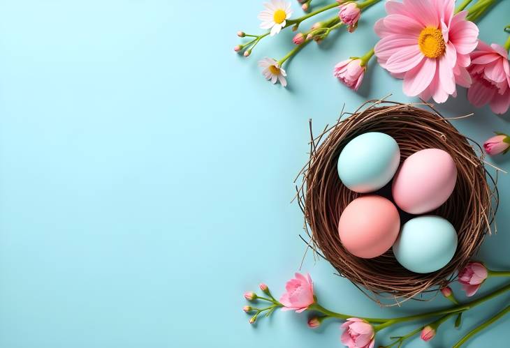 Easter Inspirations Nests, Eggs, and Spring Flowers